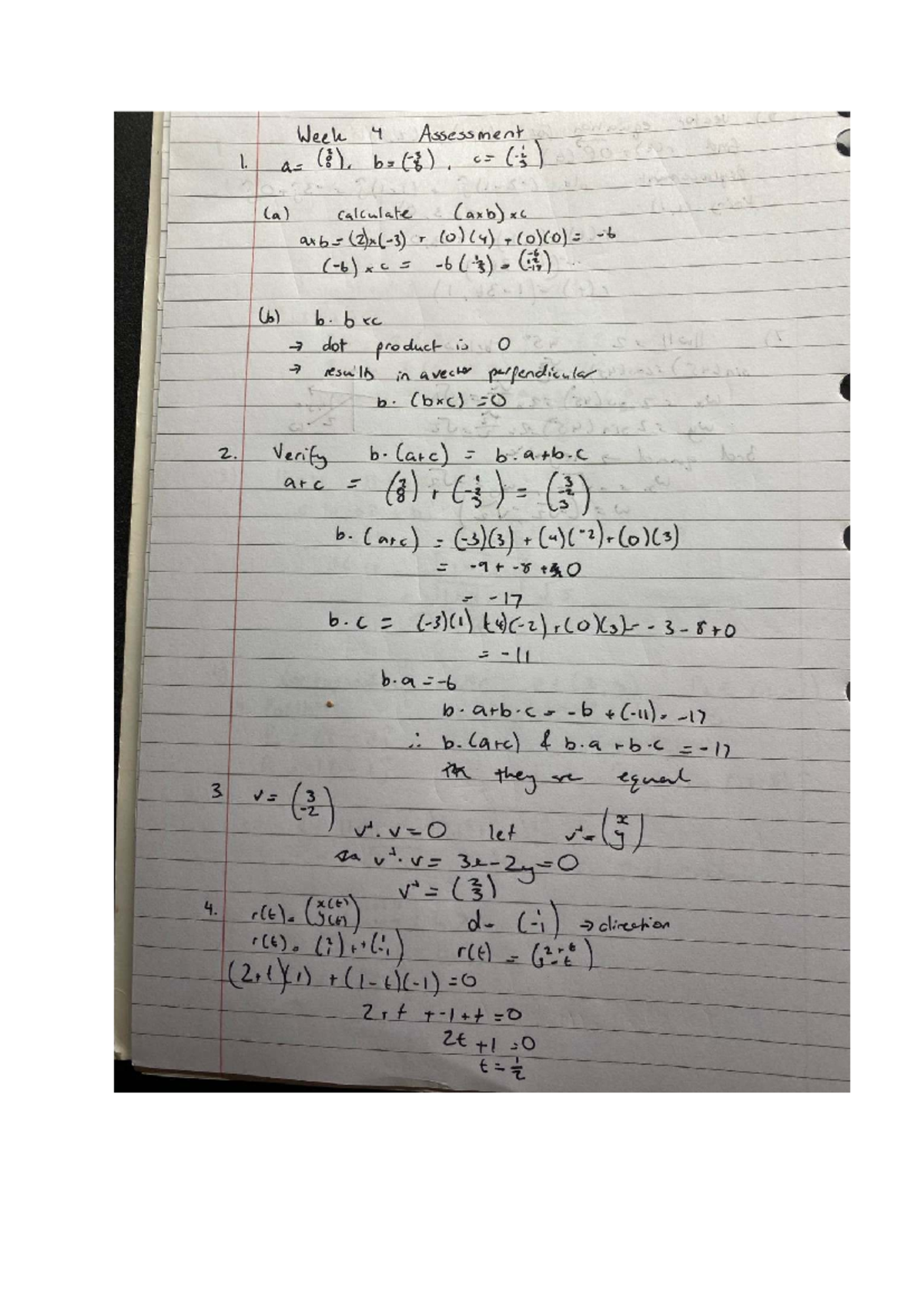 Week 4 Assessment 1: Math Worksheet Solutions - Studocu