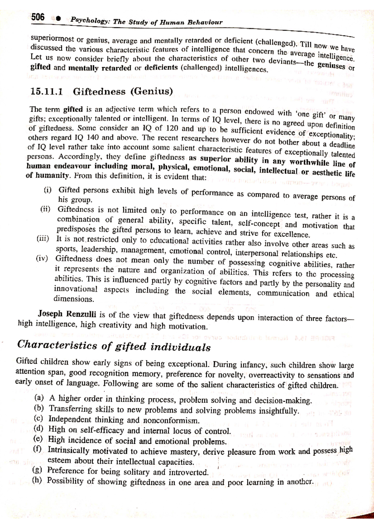 Understanding Extremes of Intelligence in Psychology 506: Giftedness vs ...