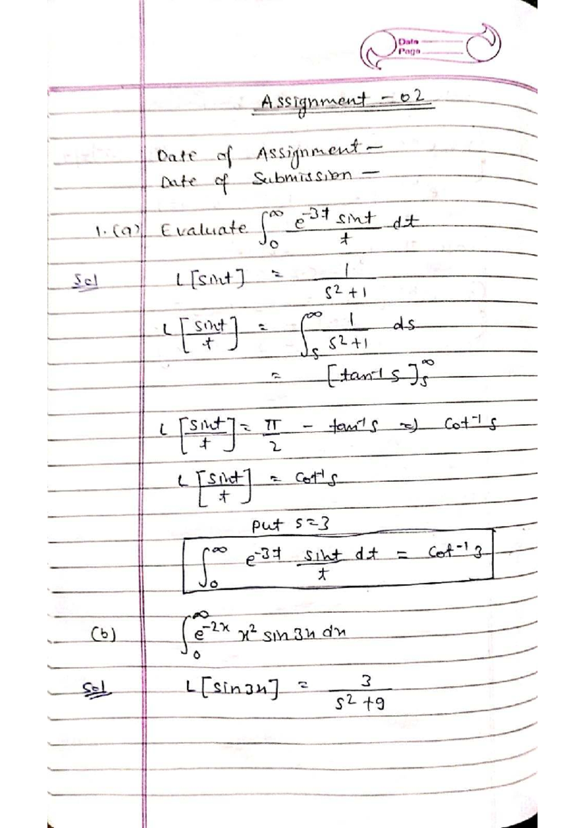 Math Assignment - Best Practices for Solving Complex Integrals - Studocu