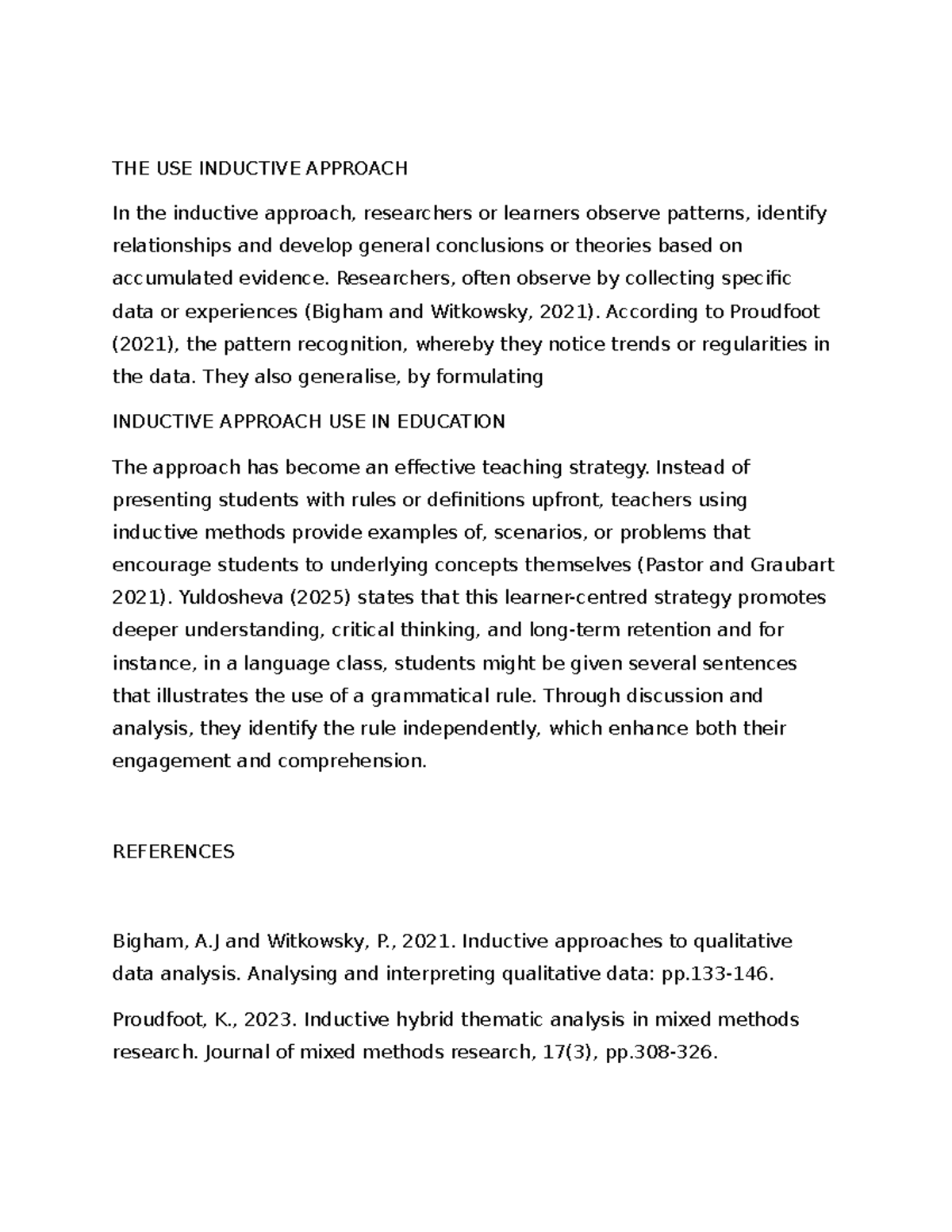 Pst - This is a PST assignment that is as good as possible - THE USE ...