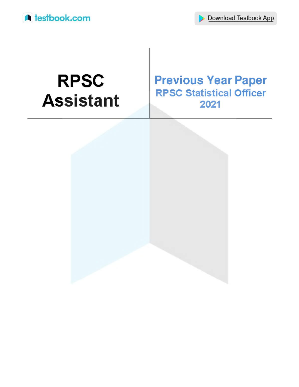 RPSC Statistical Officer 2021 (English) - rajasthan university ...
