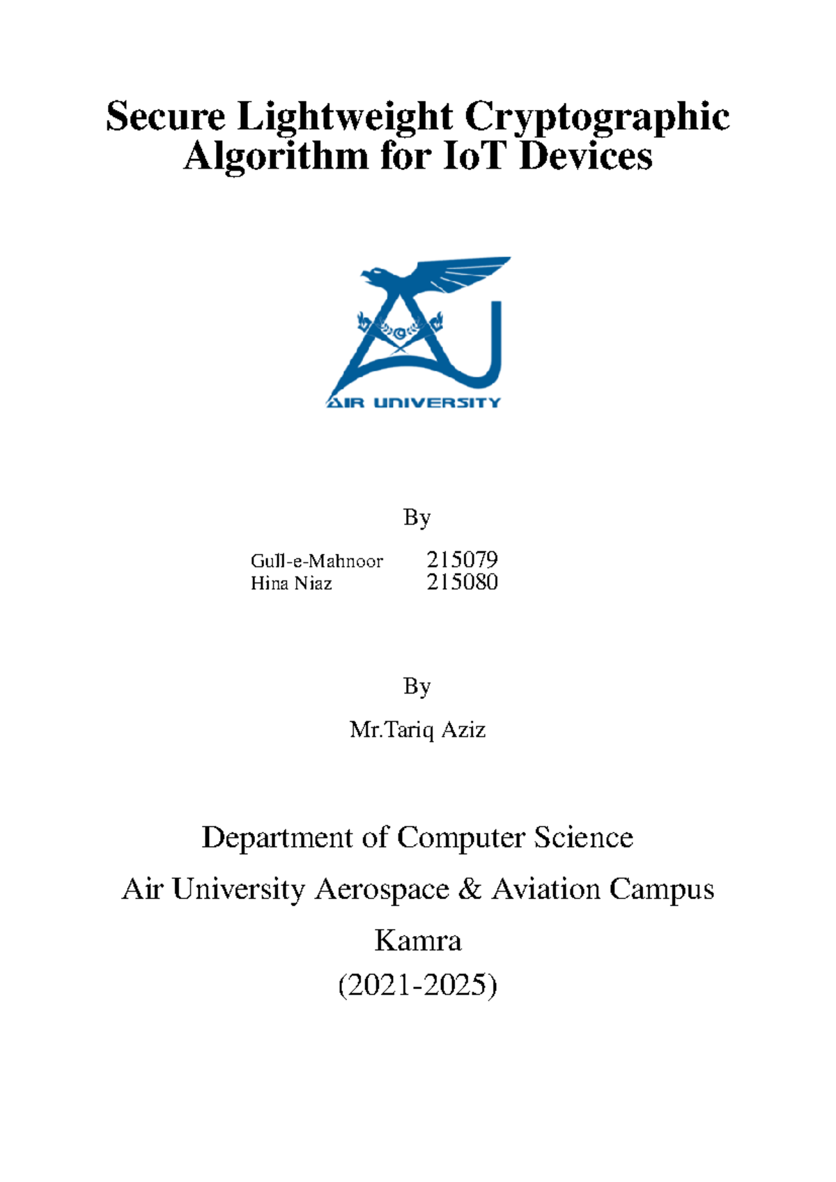 07 Secure Lightweight Cryptographic Algorithm for Io T Devices - Secure ...