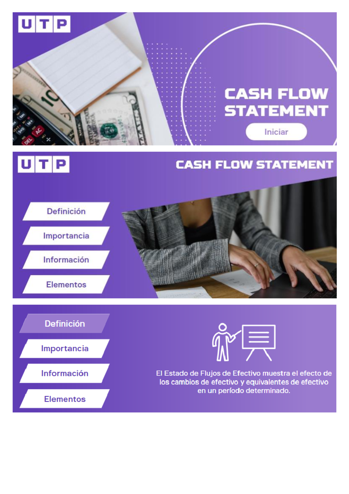 Cash Flow Statement - qdasdasd - UTP CASH FLOW STATEMENT Iniciar U T P ...