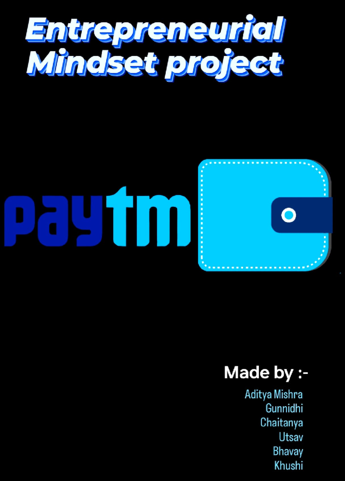 Paytm Case Study: Market Insights and Strategic Analysis (ECO 101 ...