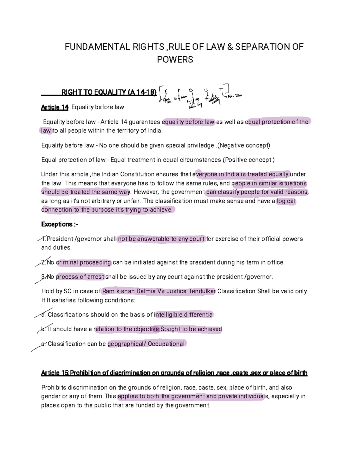 Fundamental rights consti #2-WPS Office - FUNDAMENTAL RIGHTS ,RULE OF ...