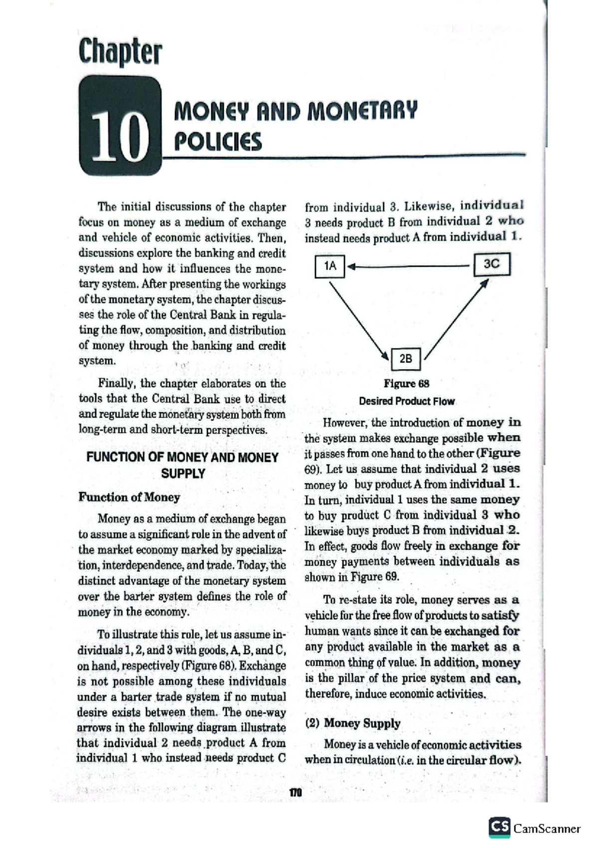 ECON 10: Chapter on Money and Monetary Policies Overview - Studocu