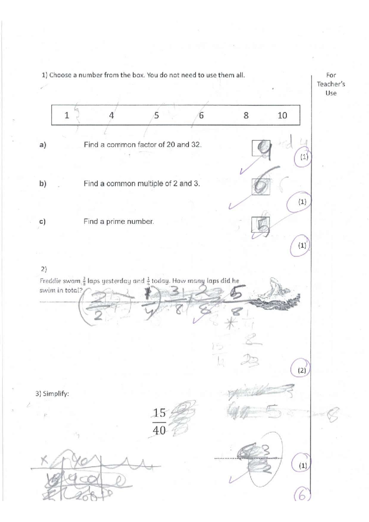 Stage 5 Weekly Assignment 15: Math Factors & Multiples Tasks - Studocu