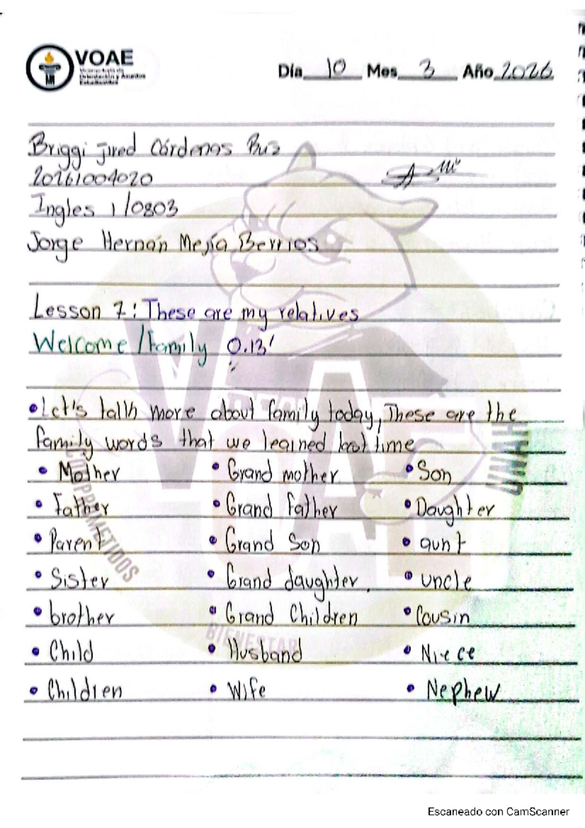 Lesson 7: English Language Study Notes - Studocu