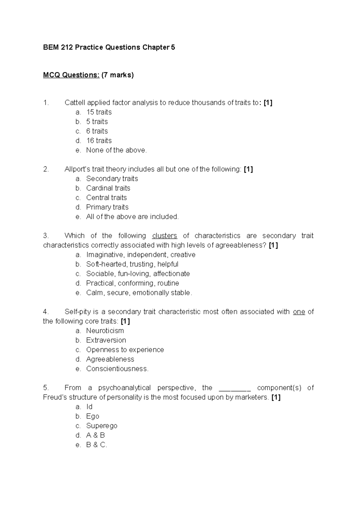 BEM 212 Practice questions Chapter 5. - Tagged - BEM 212 Practice ...