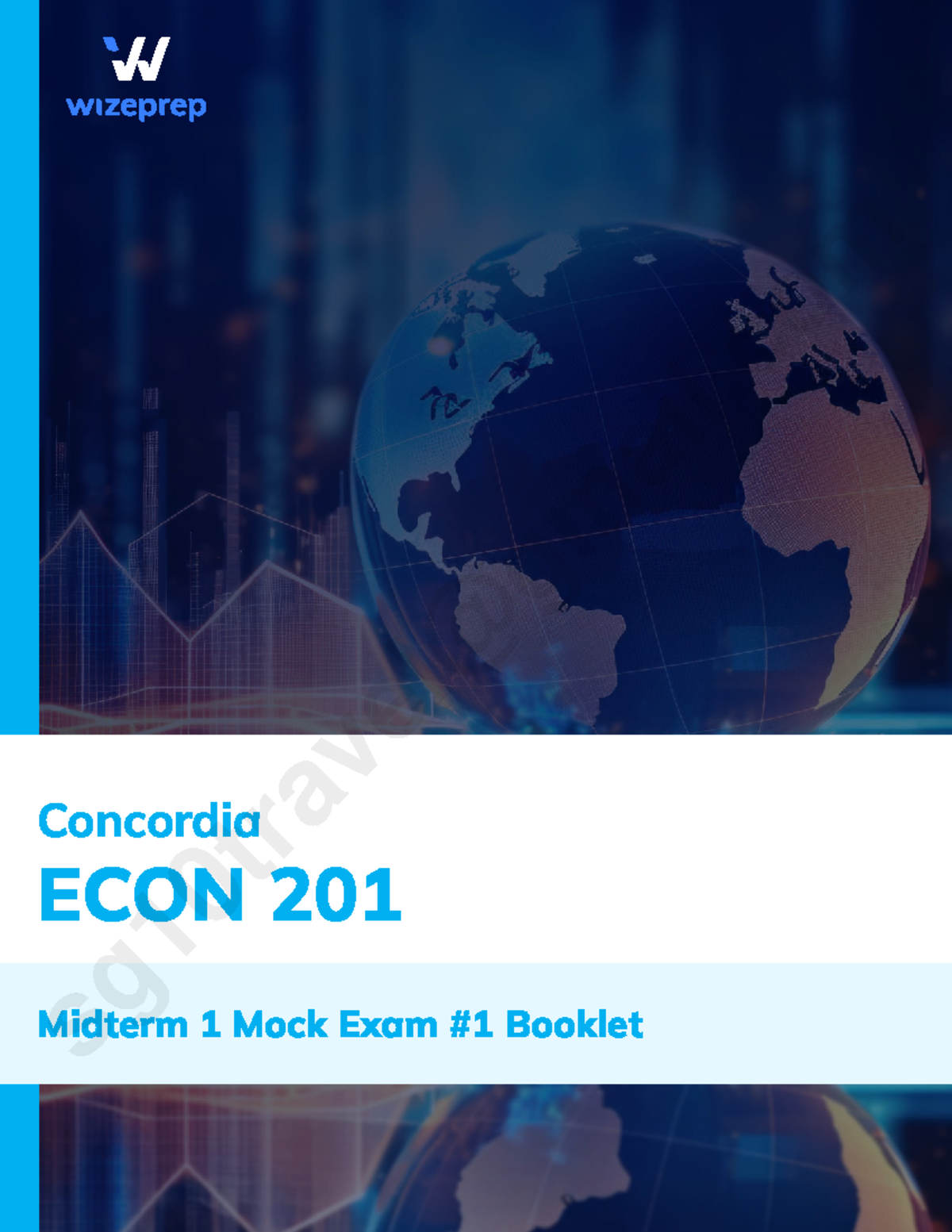 ECON 201 Midterm 1 Mock Exam Booklet - Wizedemy Inc. - Studocu