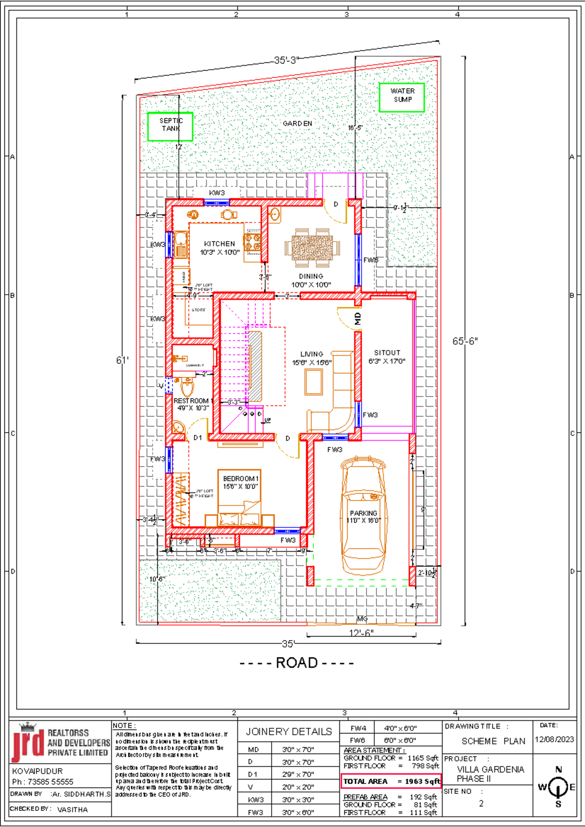 VG2-2 Villa Gardenia Phase II Ground Floor & Electrical Plan - Studocu