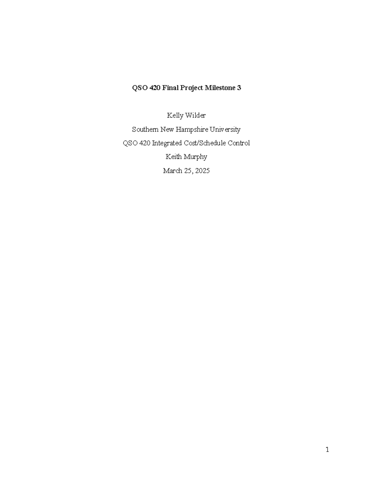 QSO 420 Week 5 Final Project Milestone 3 - A - QSO 420 Final Project ...