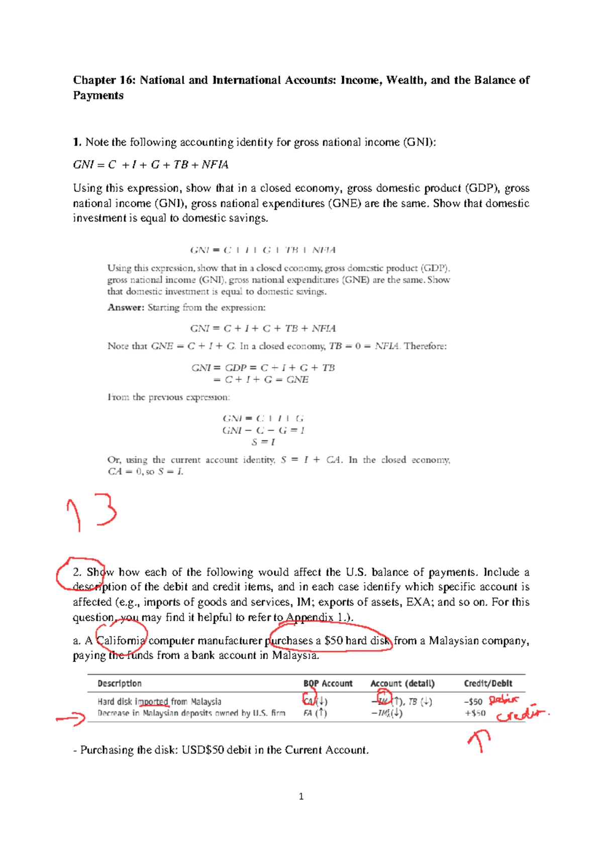 Solution of chapter 16 Problem sets - Chapter 16: National and ...