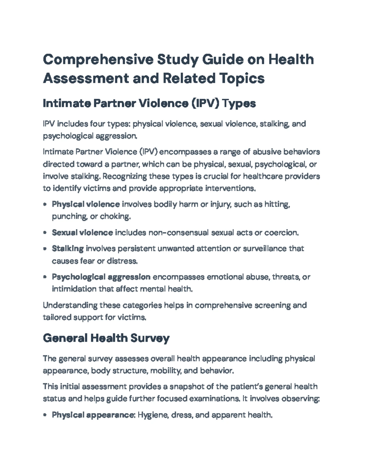 Clinical Practice: Fundamentals & Concepts Final Exam Study Guide - Studocu