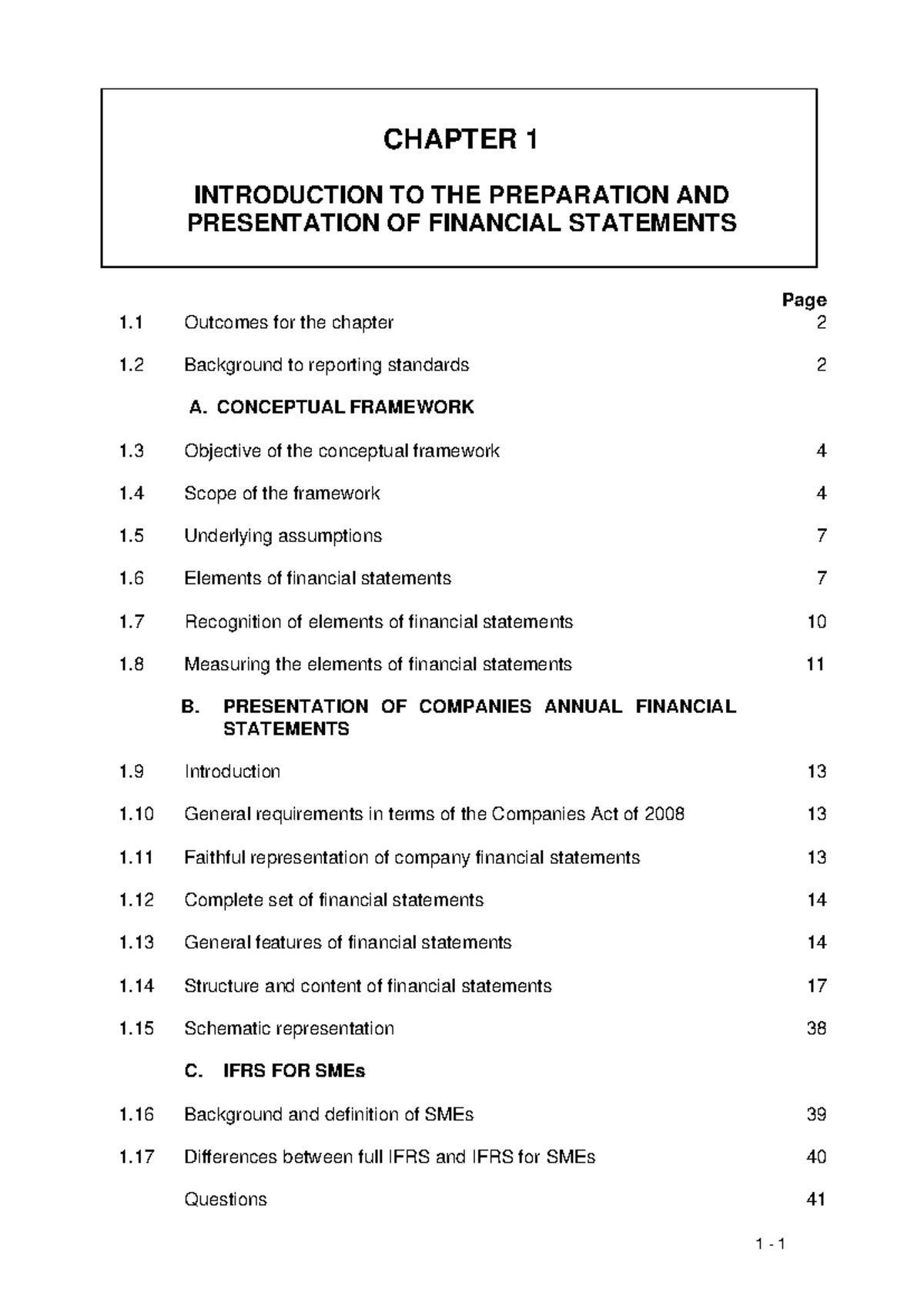 Chapter 1 - Introduction to Financial Statements (Financial Accounting ...
