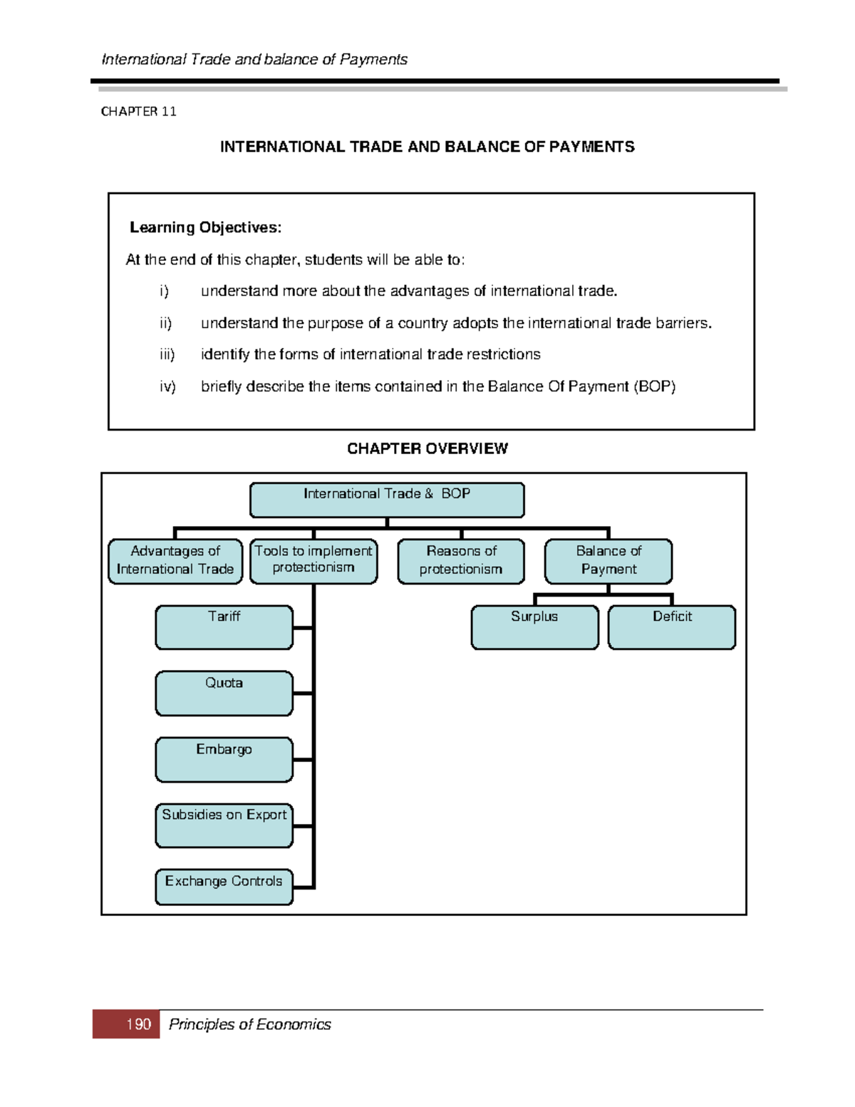 IT 101 Chapter 11: International Trade & Balance of Payments Notes ...