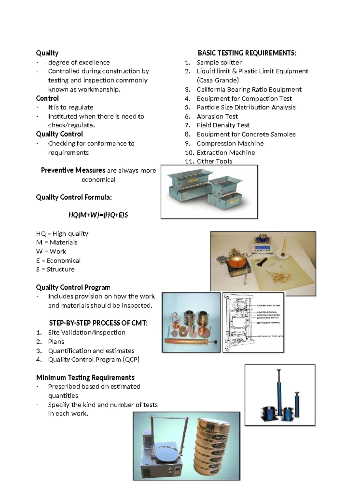 CMT 2 - Reviewer 2: Overview of metal structures and concrete elements ...