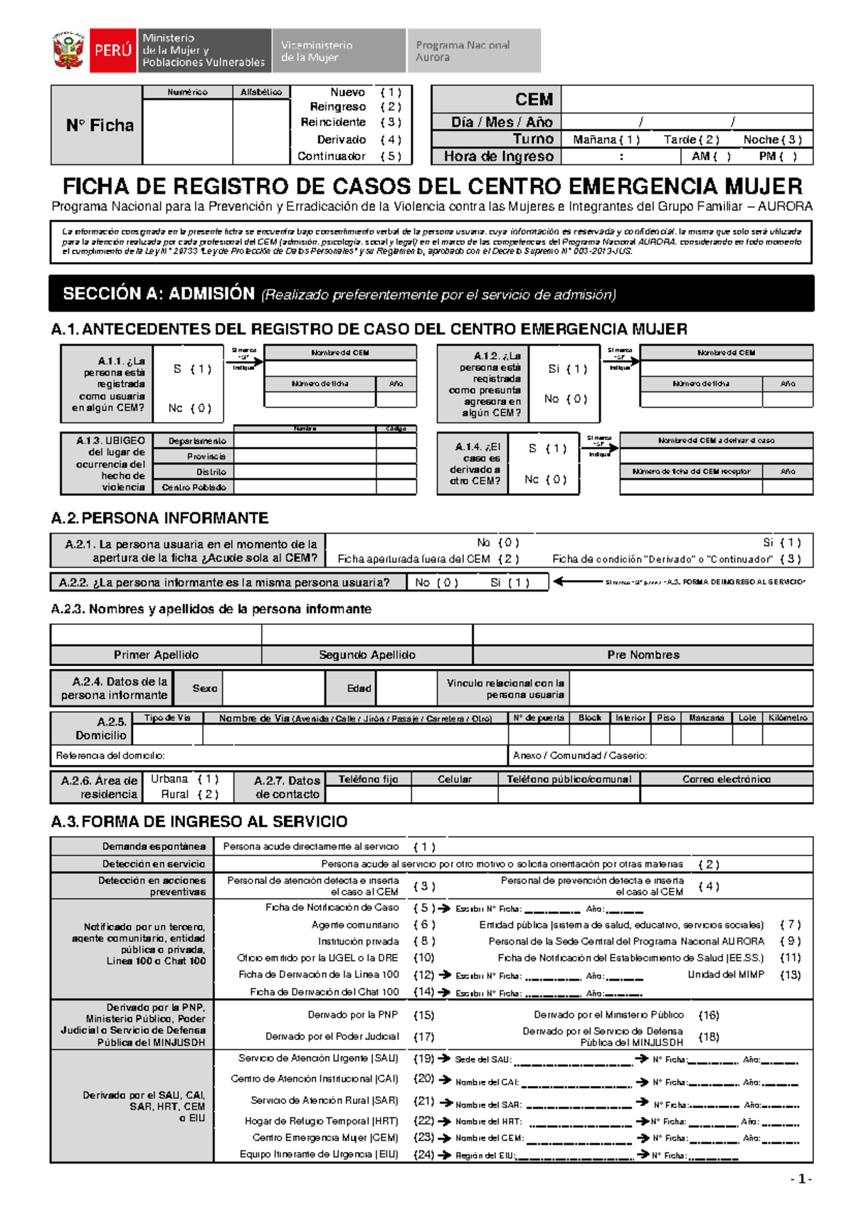 Ficha de Registro de Casos CEM 2023 - 27 de Septiembre - Studocu