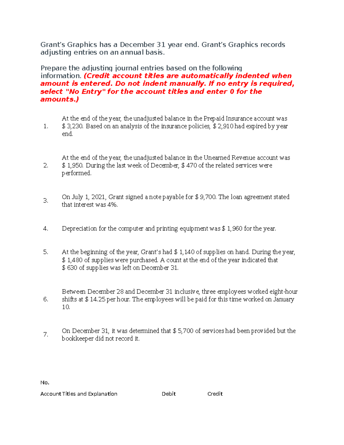 Chapter 3 - Adjusting Journal Entries Practice Questions - Studocu
