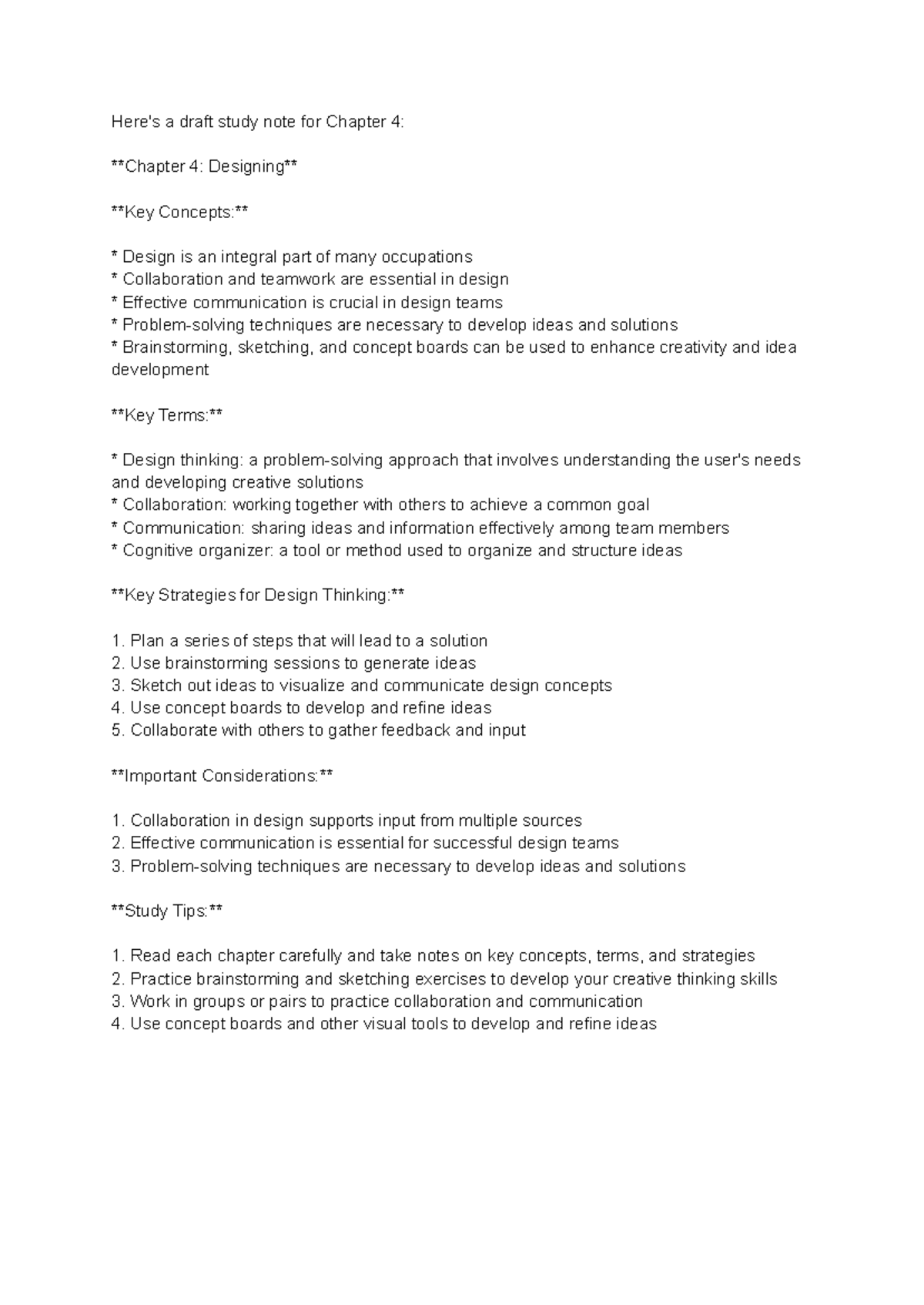 HSC Prelim study note 4 - Here's a draft study note for Chapter 4 ...