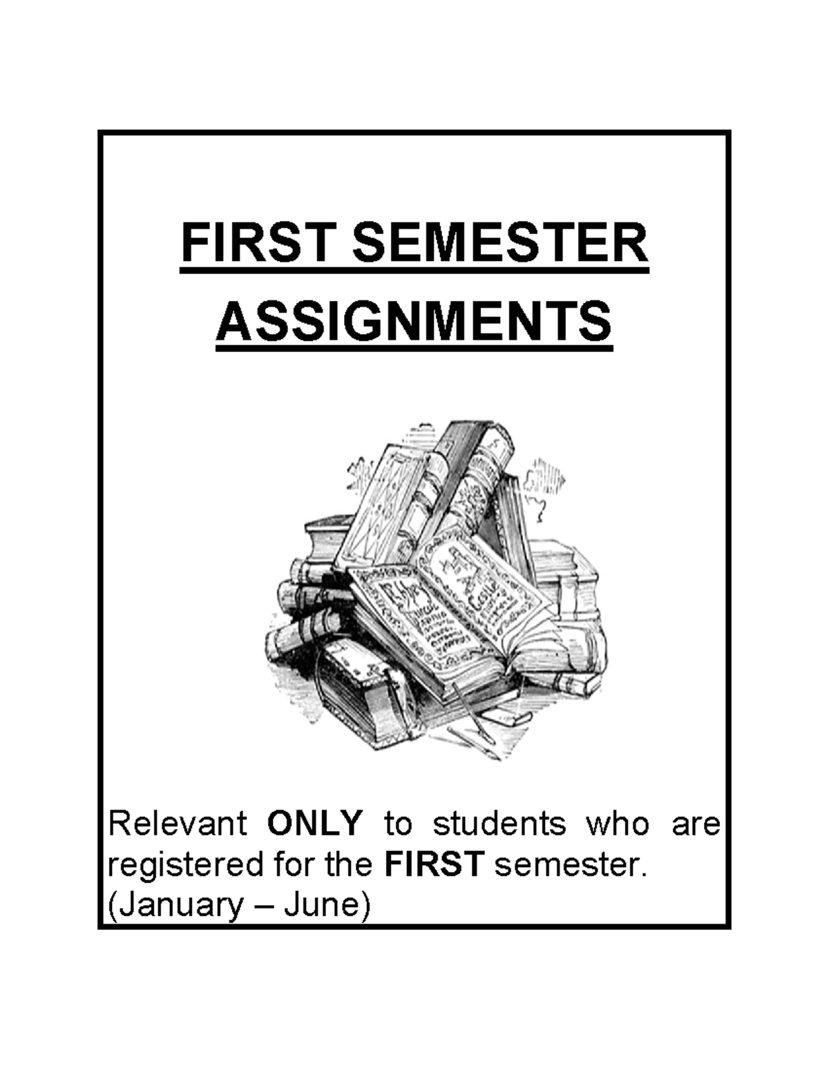 Assignment 03 2af59812 d1fd7ea9564fcfda 101a9ee0 - FIRST SEMESTER ...