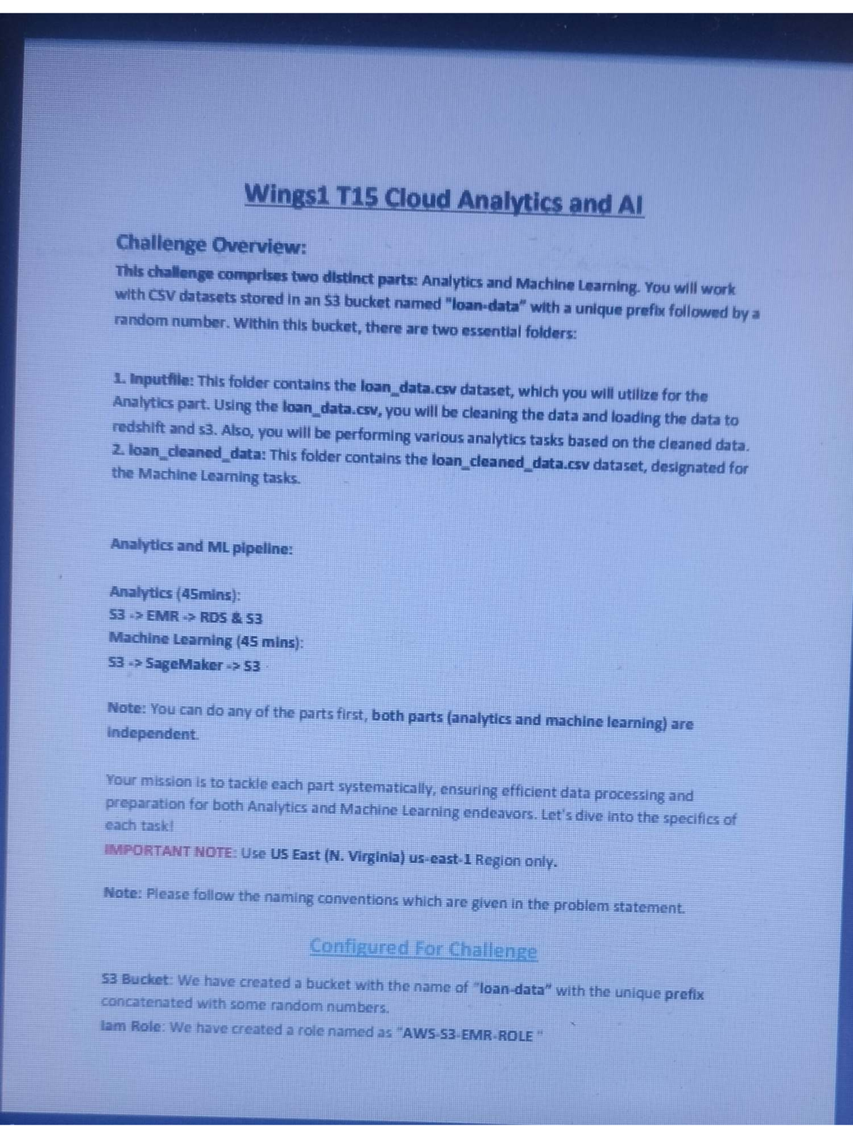 Amazon Cloud AI/ML: Data Processing & Analysis Guide - Studocu