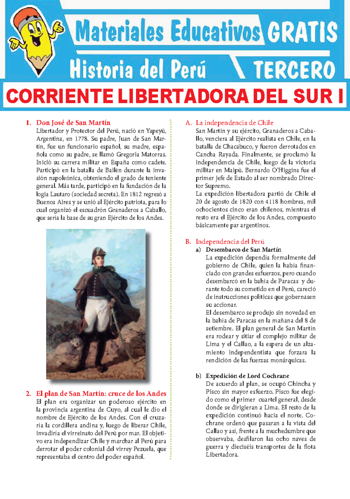 Corriente Libertadora del Sur: San Martín y la Independencia del Perú ...