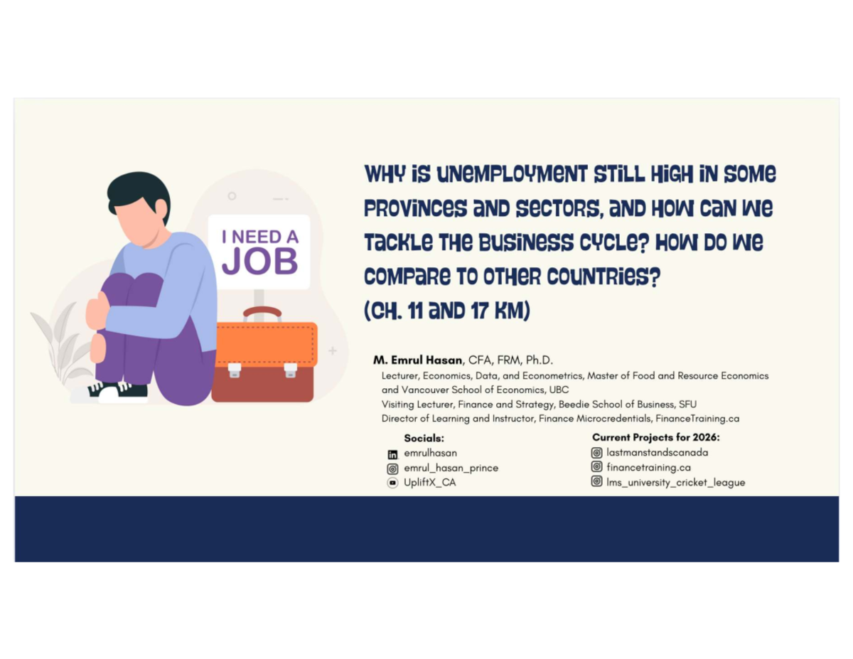 3 - Understanding Unemployment Trends and Global Comparisons - Studocu