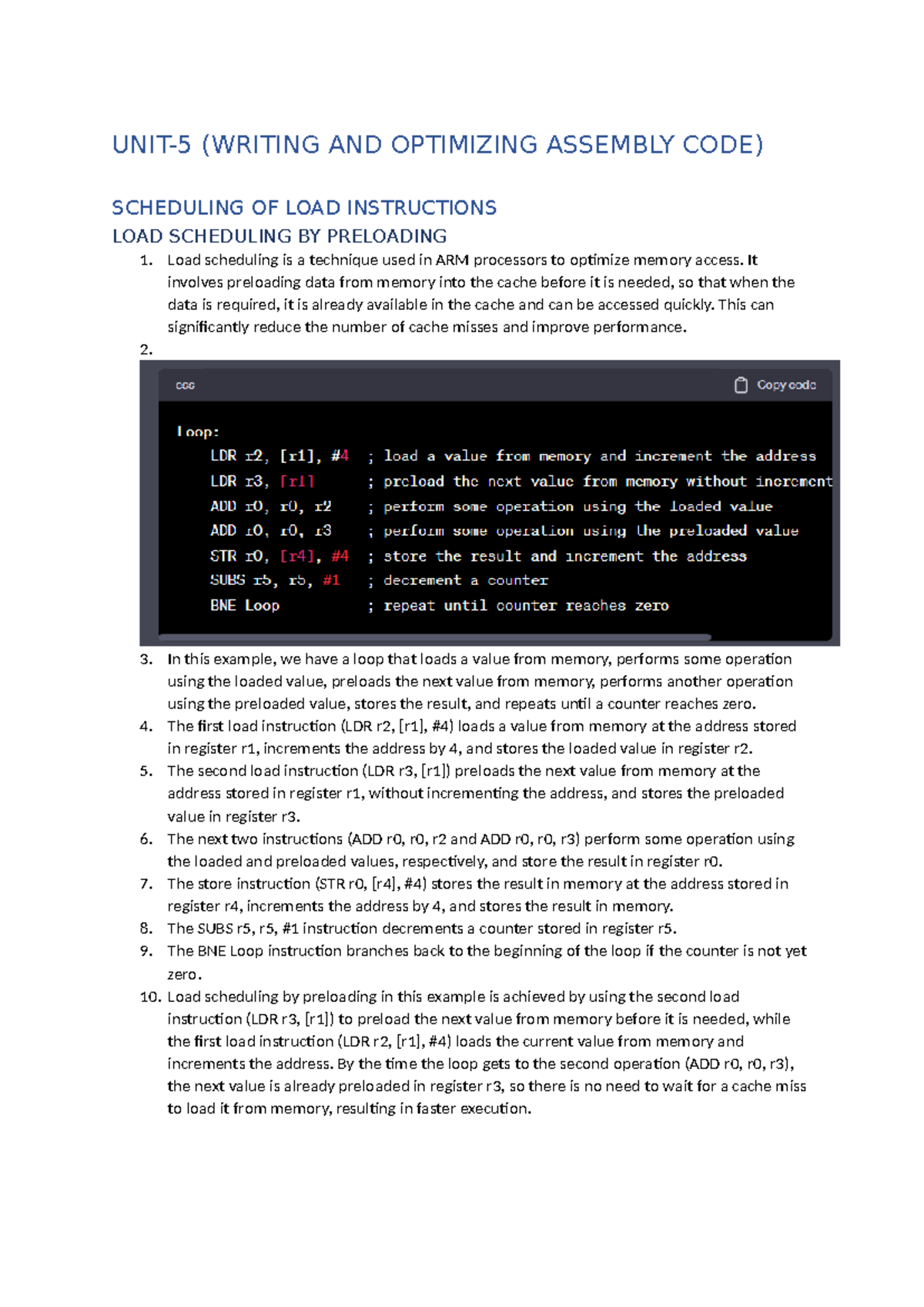 UNIT-5 - it consists of all the themes related to the micro processor ...
