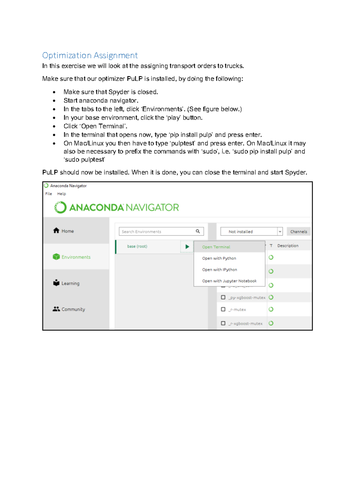 Assignment optimization 1bk50 2021-2022 - Algorithmic Programming for ...