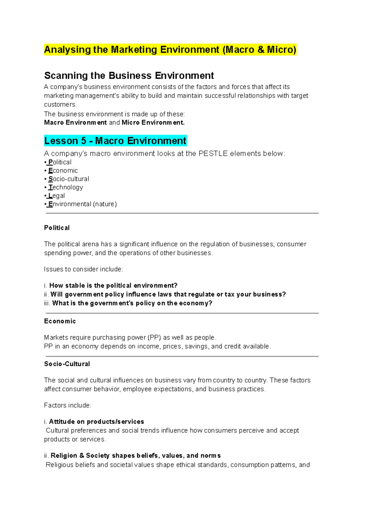 B216 Lesson 1 & 2: Marketing vs Branding Explained - Studocu