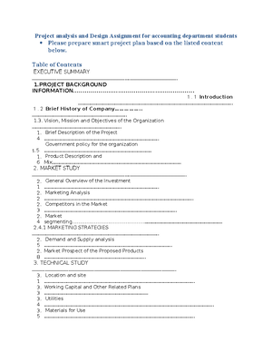 Project Design and Management - University of Gondar College of Social ...