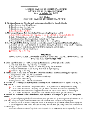 [Solved] Ni dung Nguyn l v mi lin h ph bin Vn dng thc tin 2 - Kinh tế ...