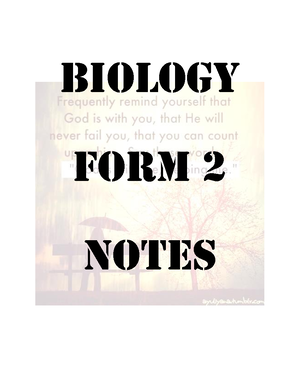CRE Form Two Notes - Form 2 selection - Form Two Notes St. Luke’s ...