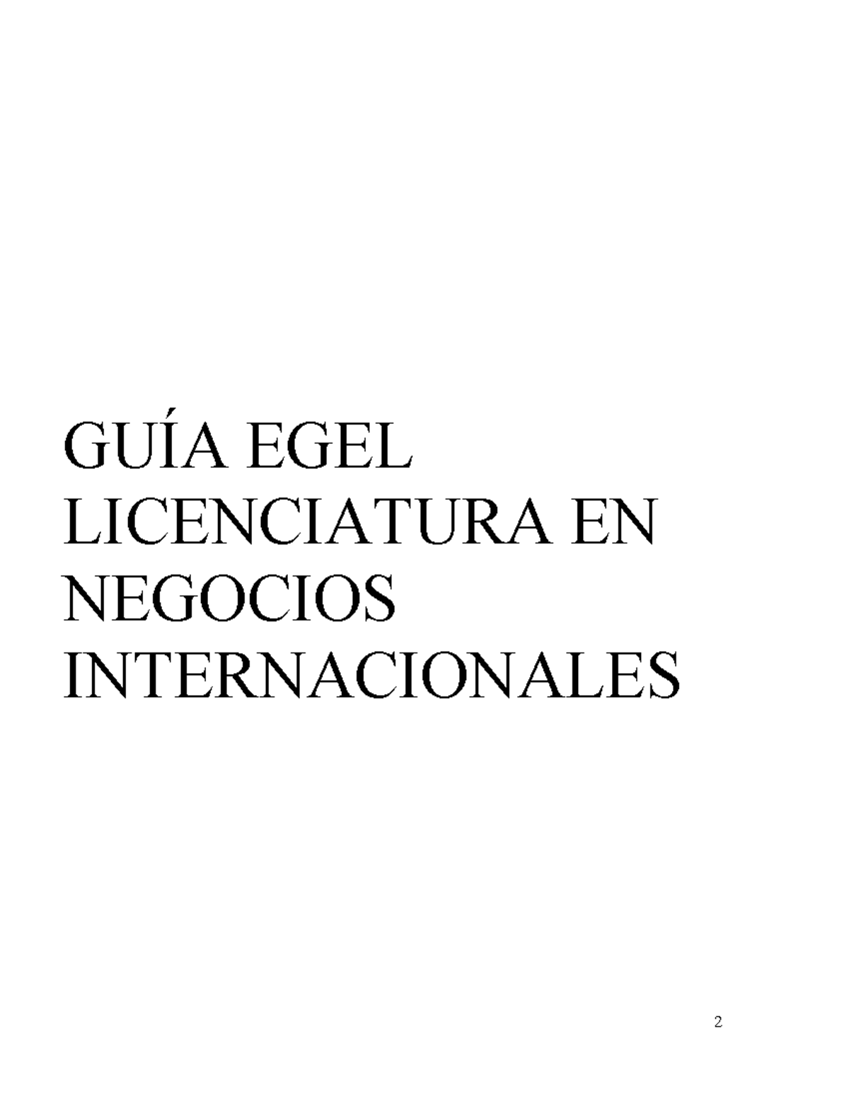 Guía EGEL LNI 2 - Estudio de Mercado en Negocios Internacionales - Studocu