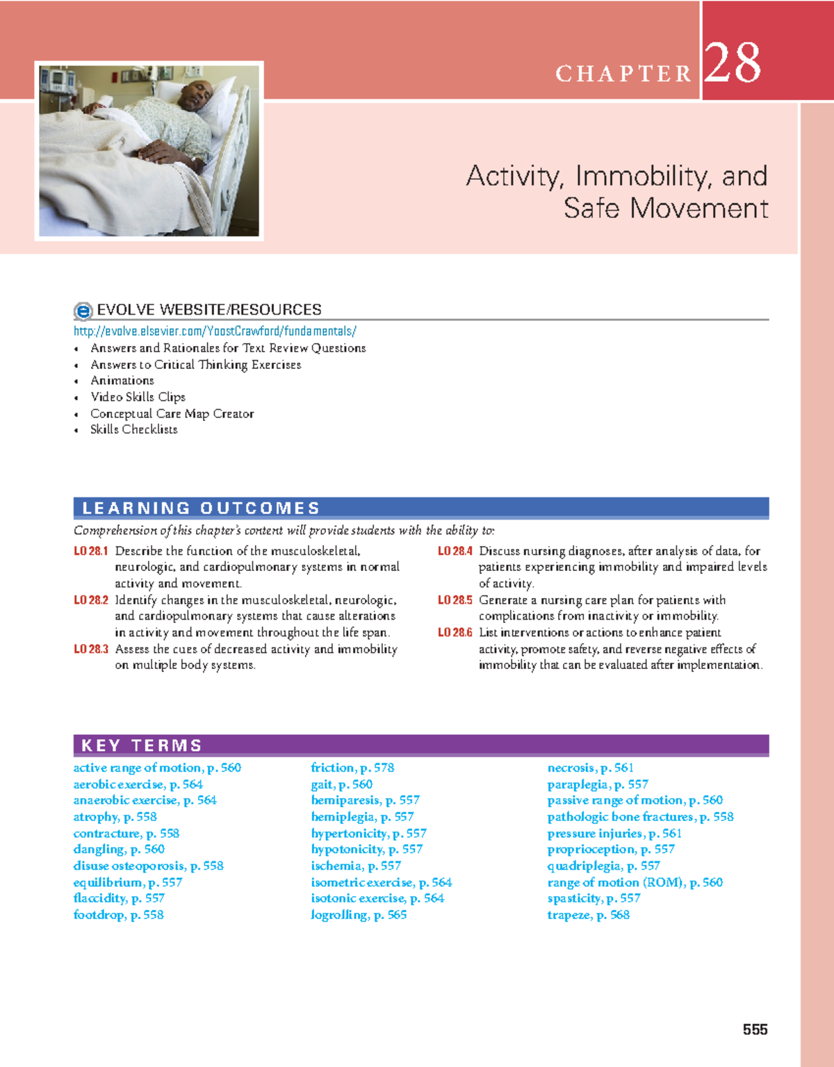 Final Exam Review: Nursing Interventions for Impaired Mobility (Nursing ...