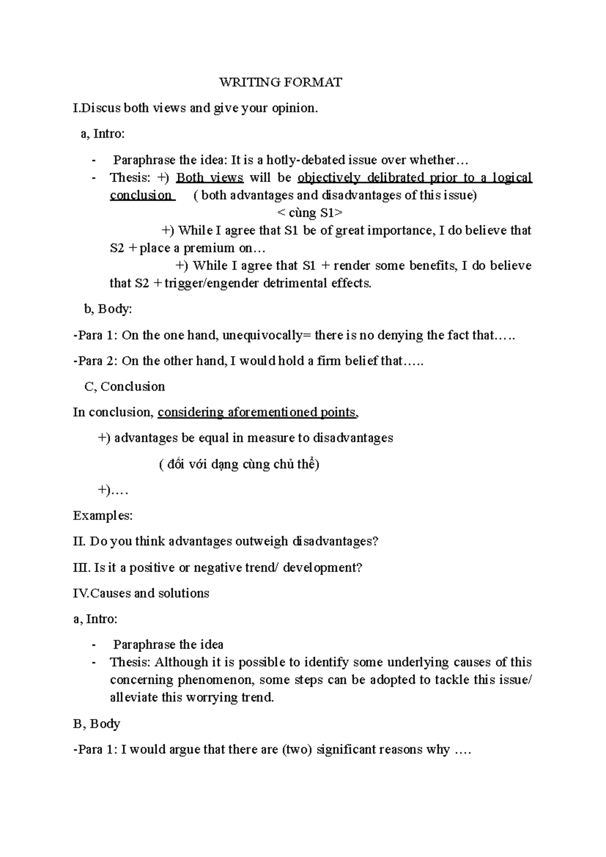 Writing Format Guide - thi gki - Studocu