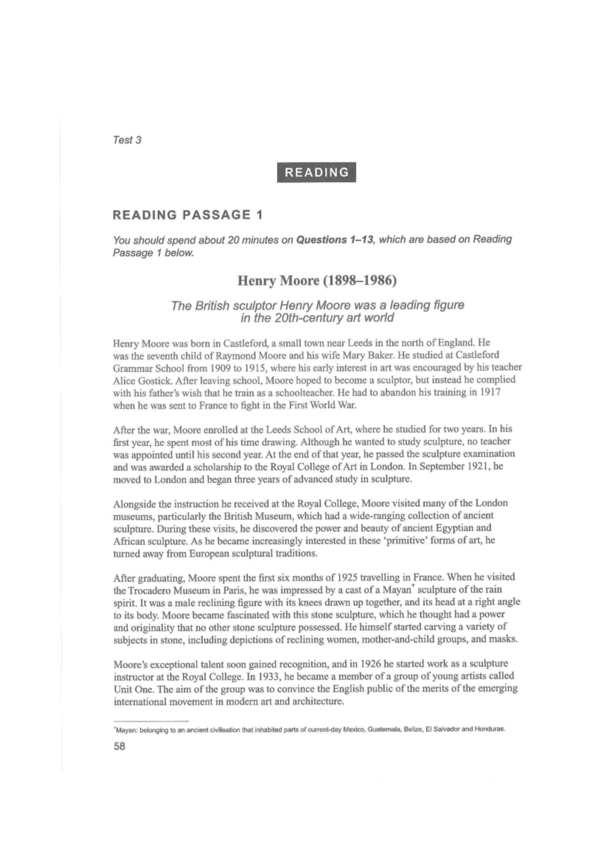 CAM 15 TEST 3 Reading Passage Analysis and Questions - Studocu