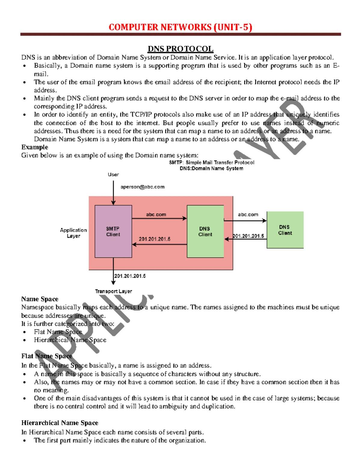 CN UNIT 3 - Computer Networks 3rd unit - SYLLABUS Network Layer ...