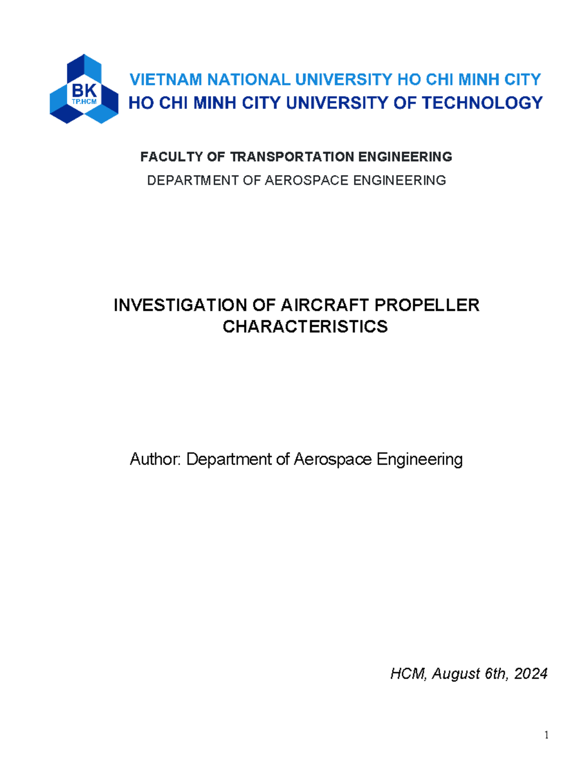 Lab 3: Investigation of Aircraft Propeller Characteristics - Studocu