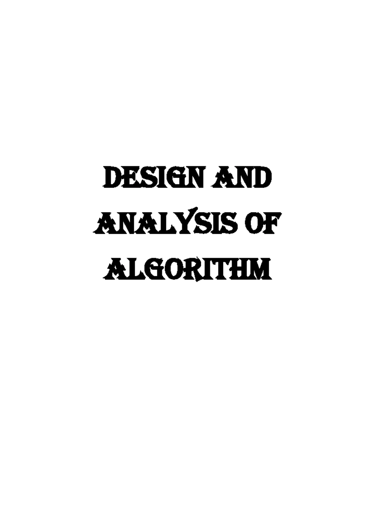 Quick Sort and Partition Algorithm Overview (Unit 1 - DAA) - Studocu