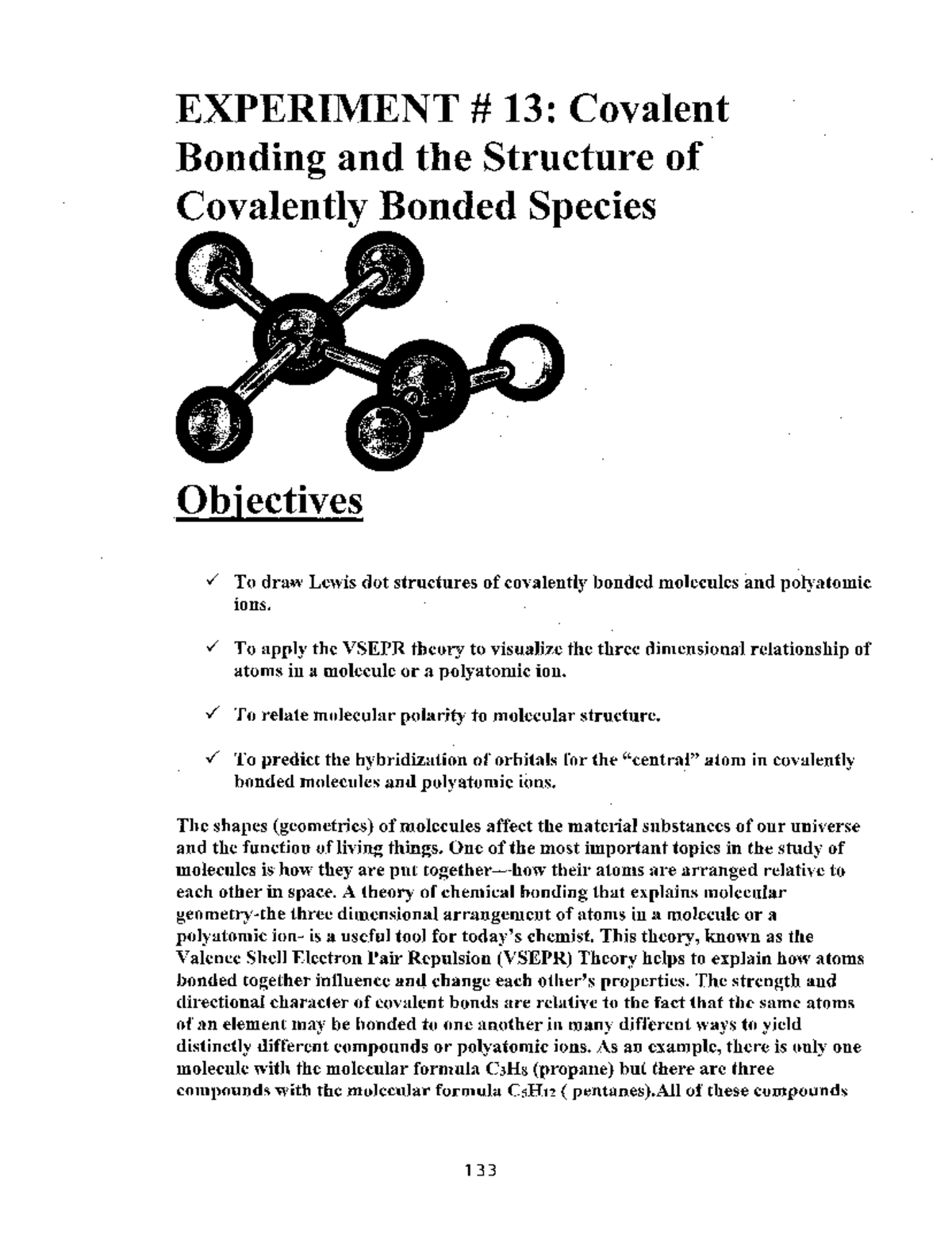13: Covalent Bonding and Molecular Geometry Overview - Studocu