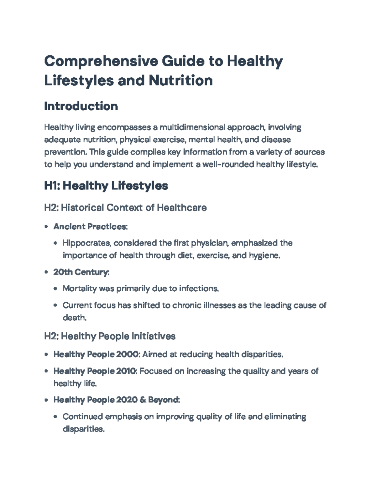 Health Promotion and Nutrition: A Comprehensive Guide for Wellness ...