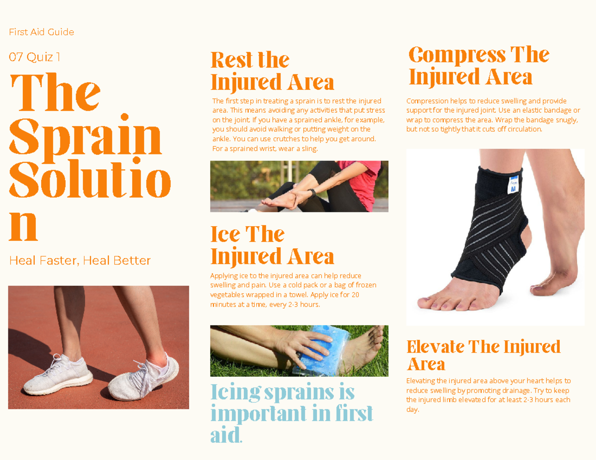 07 Quiz 01 Group 4 - This is a assignment - Ice The Injured Area Rest ...