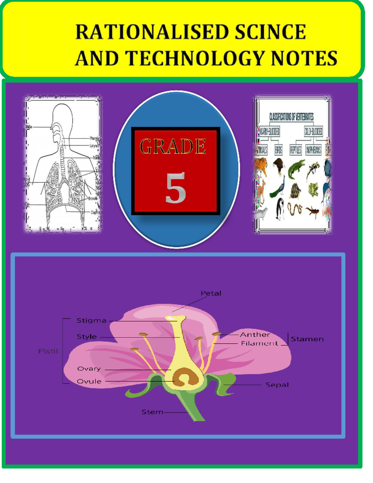 Grade 5 Science & Tech Notes: Plants, Animals, & Human Systems - Studocu