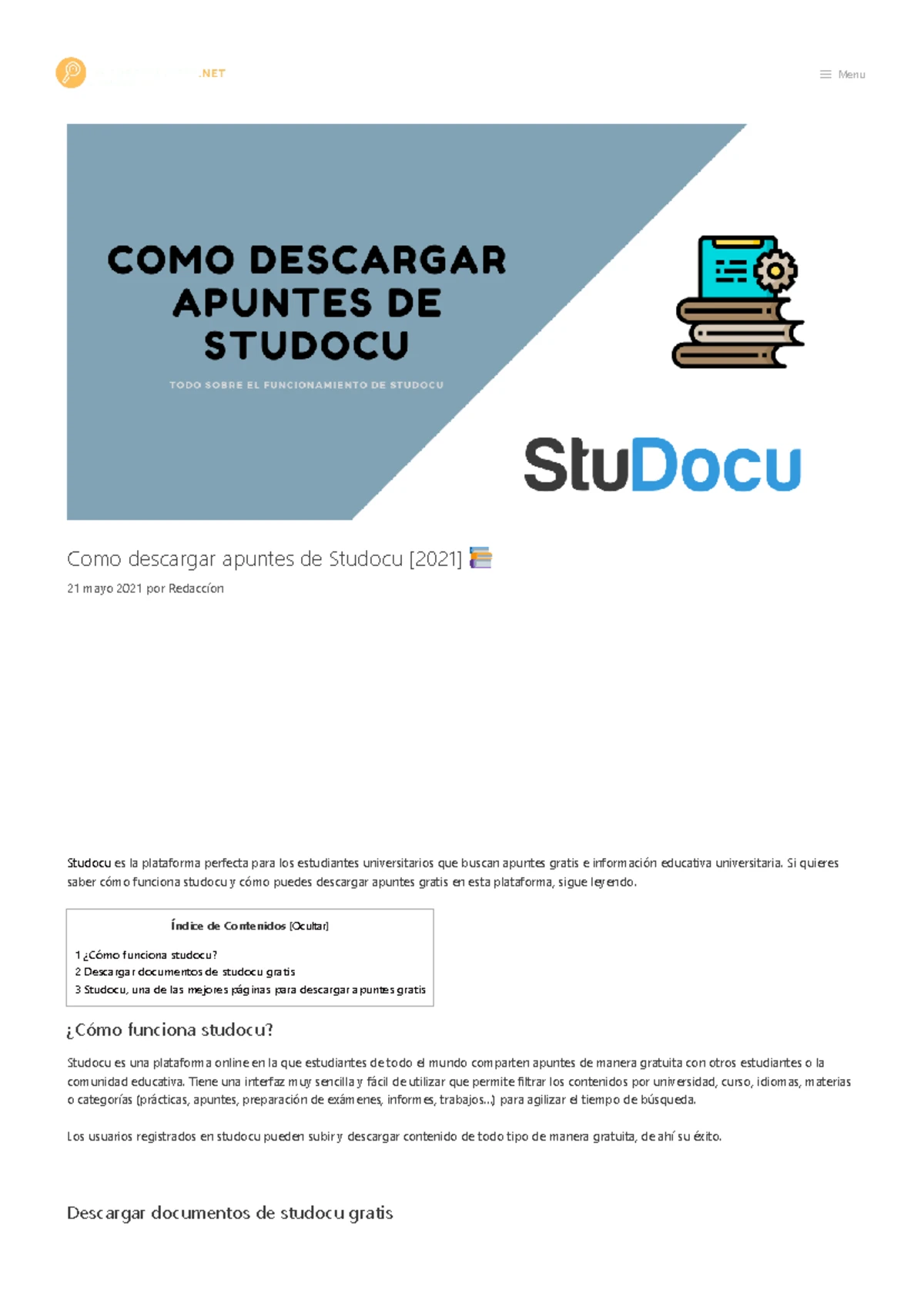 Studocu, una de las mejores páginas para descargar apuntes gratis