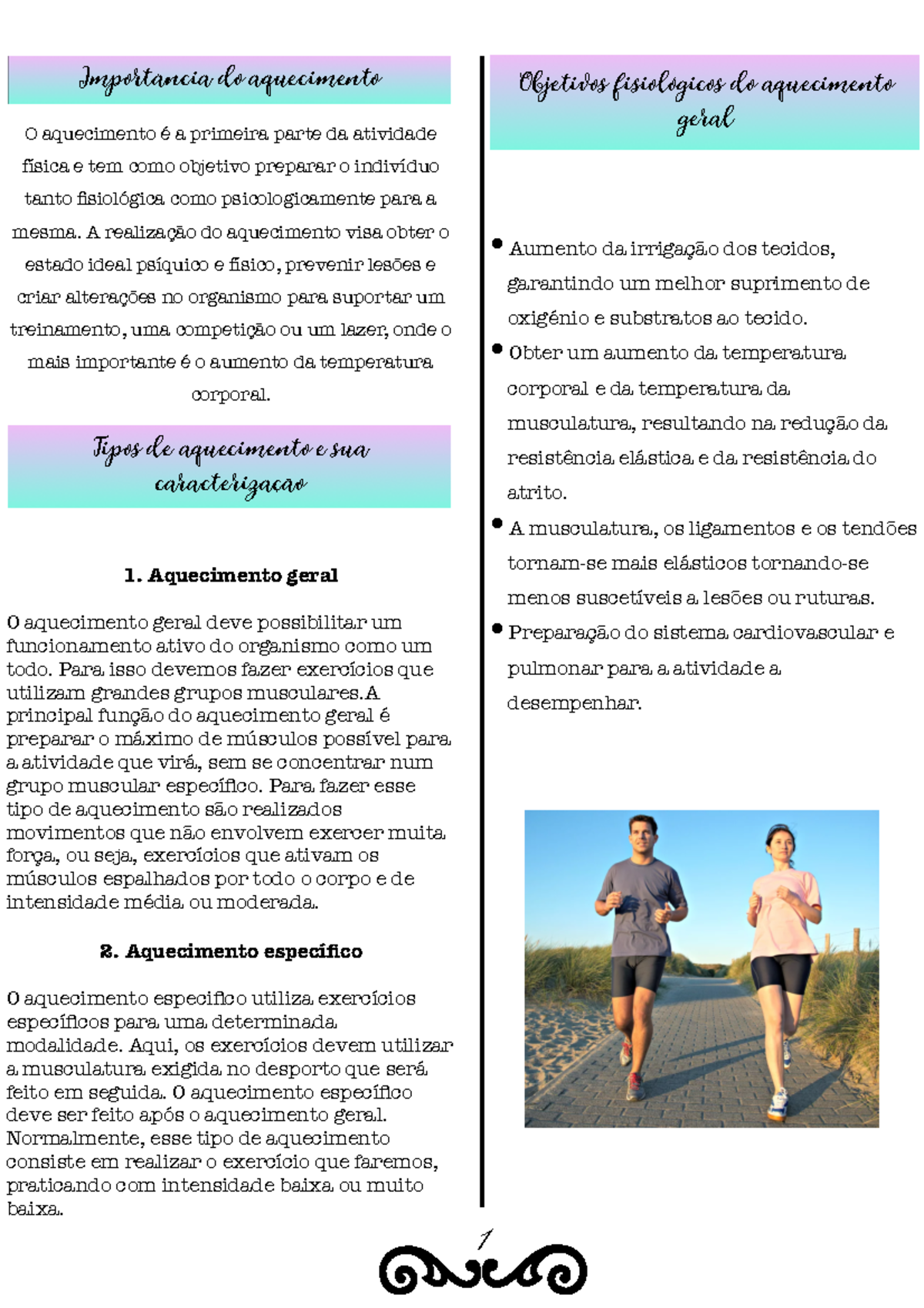 Trabalho sobre o Aquecimento Desportivo-Clarisse 10ºT1 - cópia - Imp ...