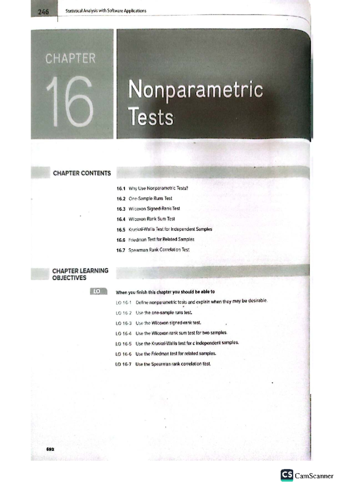 Nonparametric-Tests - Hshshdhdhdbd - CHAPTER 16 Nonparametric Tests ...