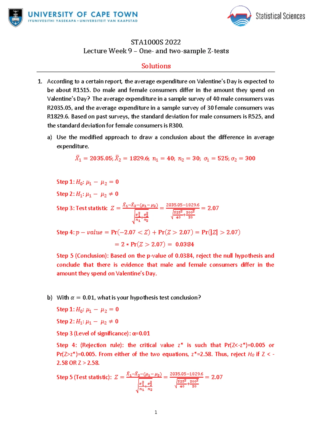 STA3036S-2018 - Past Paper: Linear Programming Techniques - Studocu