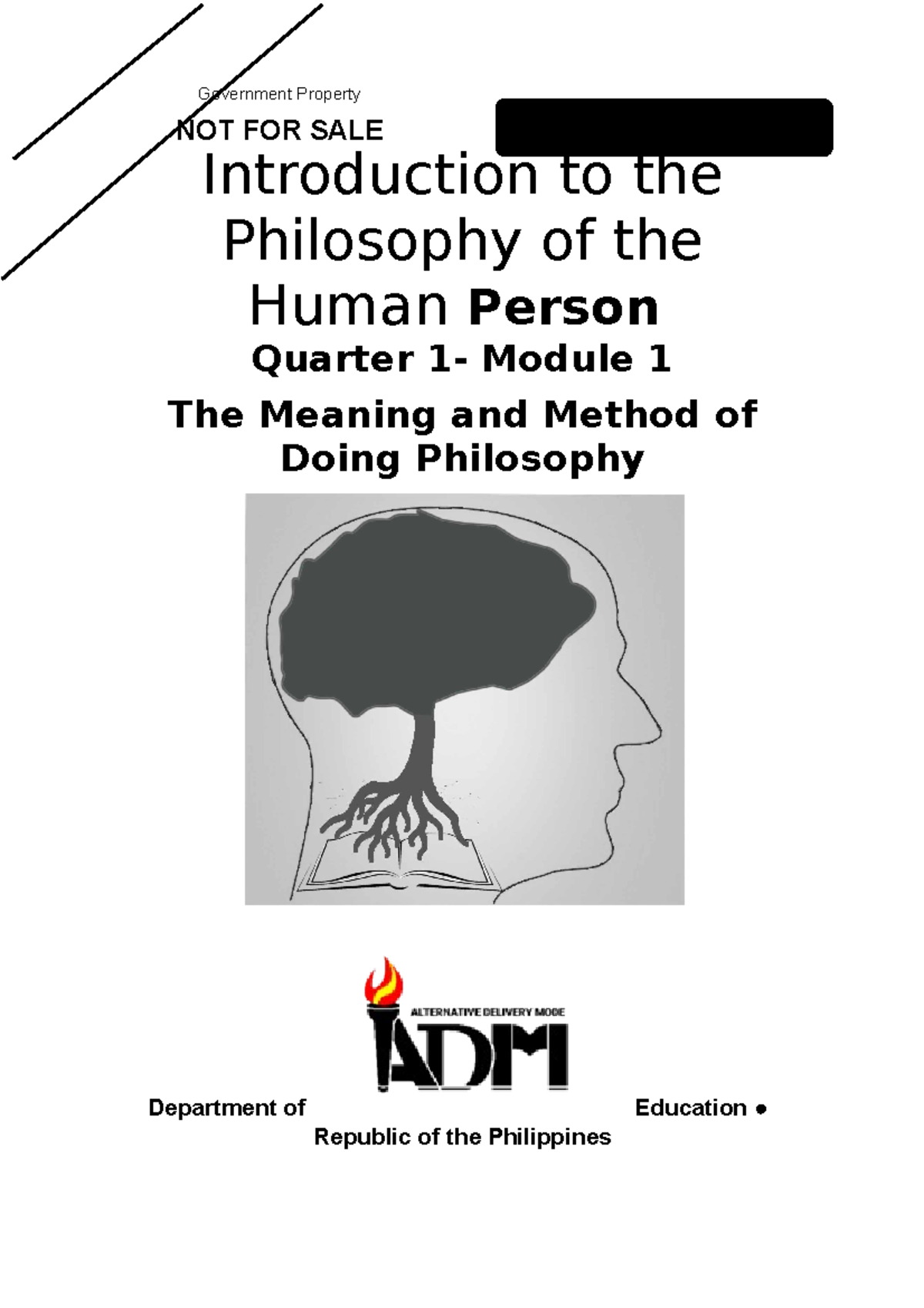 Philo 11/12 Mod1-Q1: Intro to Philosophy of the Human Person - Studocu